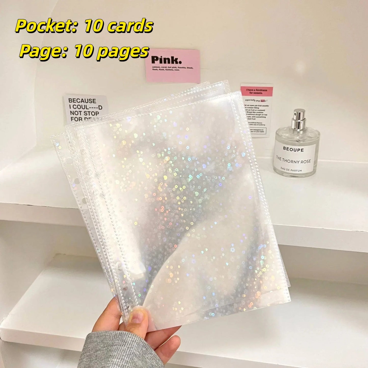 10pcs A5 Kpop Loose-leaf Collect Book Photo Cards Album Inlay Idol Card Collect Book Inner Page Stationery Birthday Gift포토카드 바인더