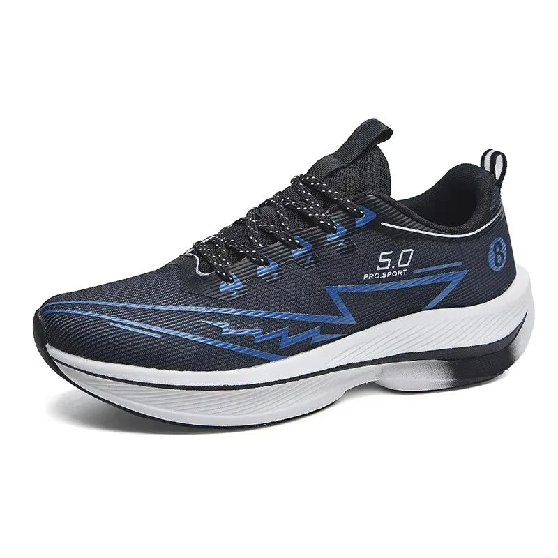 Brand Men's Carbon Plate Running Shoes Soft Cushion Shock Absorbing Sports Shoes Unisex Sneakers Light Anti-Slip Training Shoes