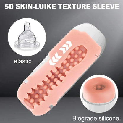 Male Masturbator Cup Blowjob Sex Machines Pocket Pussy Erotic Adult Sex Toys For Men Glans Trainer Sexy Accessories for Men