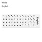 Non-slip Arabic Deutsch Spanish Keyboard Stickers Russian Letter Alphabet Layout English Wear-resistant Keyboard Covers