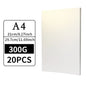 A4 20/50Pcs Double Sided Ice White Pearl Paper 120/160/200/250/300G Thick Paper Laser Printing For Making Business Invitation