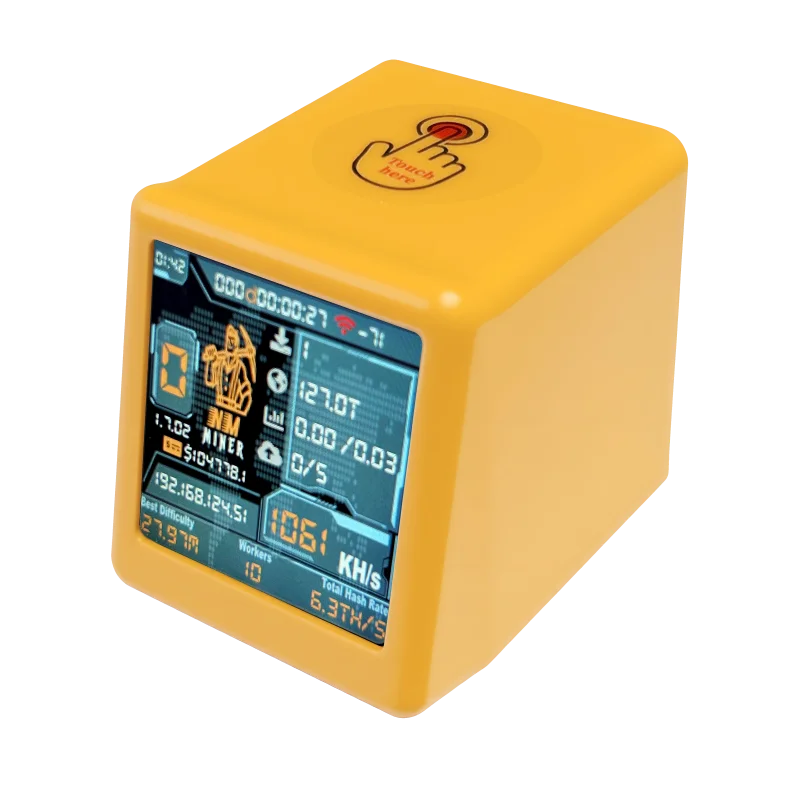 NMMiner Official Colorful Smart TV 1000KH/s Better Nerdminer V2 ESP32 BTC SOLO Lottery Miner & Smart Gift Silent Desktop Clock