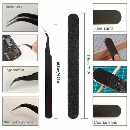 32pcs 3D Print Tool Kit Includes Debur Tool, Cleaning, Finishing and Printing Tool,3D Print Accessories for Cleaning, Finishing