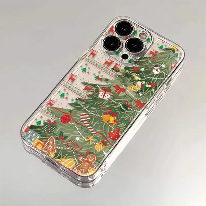 Winter Christmas Case For OPPO Reno 14 13 12 11 10 Pro Plus 14F 13F 11F 12F 7 A78 A79 A98 A38 A18 A58 A60 A57 A77 A3 Pro A2 A5X