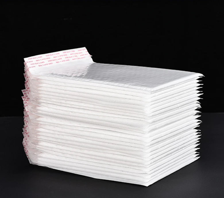 Universal Shipping Bags White Foam Envelope Adhesive Mailing Waterproof Bag Padded Envelopes for Magazine Lined Bubble Mailer