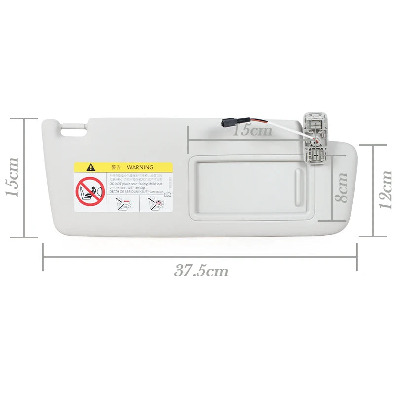 Car Sun Visor with Mirror For Volkswagen Jetta/For Skoda Octavia /For Xinrui/For Santana 5G0857551 5G0857552 5GG857551 5GG857552