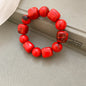 Acrylic Irregular Square Round Beaded Bracelet for Women European and American Simple Bracelet Korean Fashion Hand Accessories