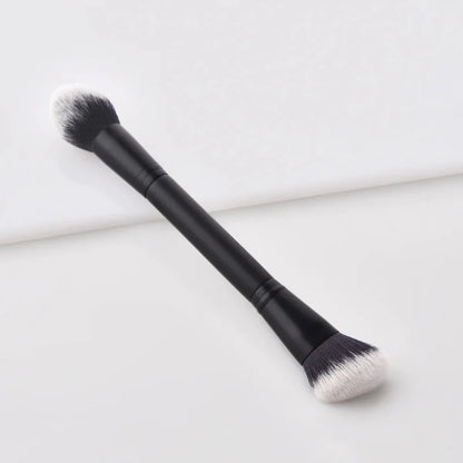 Double Ended Makeup Brushes Face Brush Repair Brush Contour Brush for Liquid Cream Powder Face Beauty Cosmetic Tools