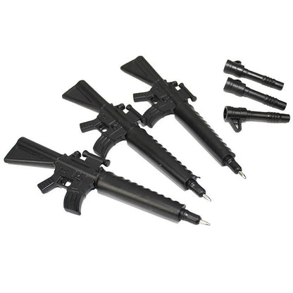 3 Pcs Cute Funny Kawaii Pens Canetas Rollerball Pen School Supplies Papelaria Creative Gun Shape Gel Pen Stationery