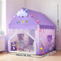 Children's foldable game tent, portable indoor/outdoor game tent with window cut, secret base, birthday party decoration ideal g