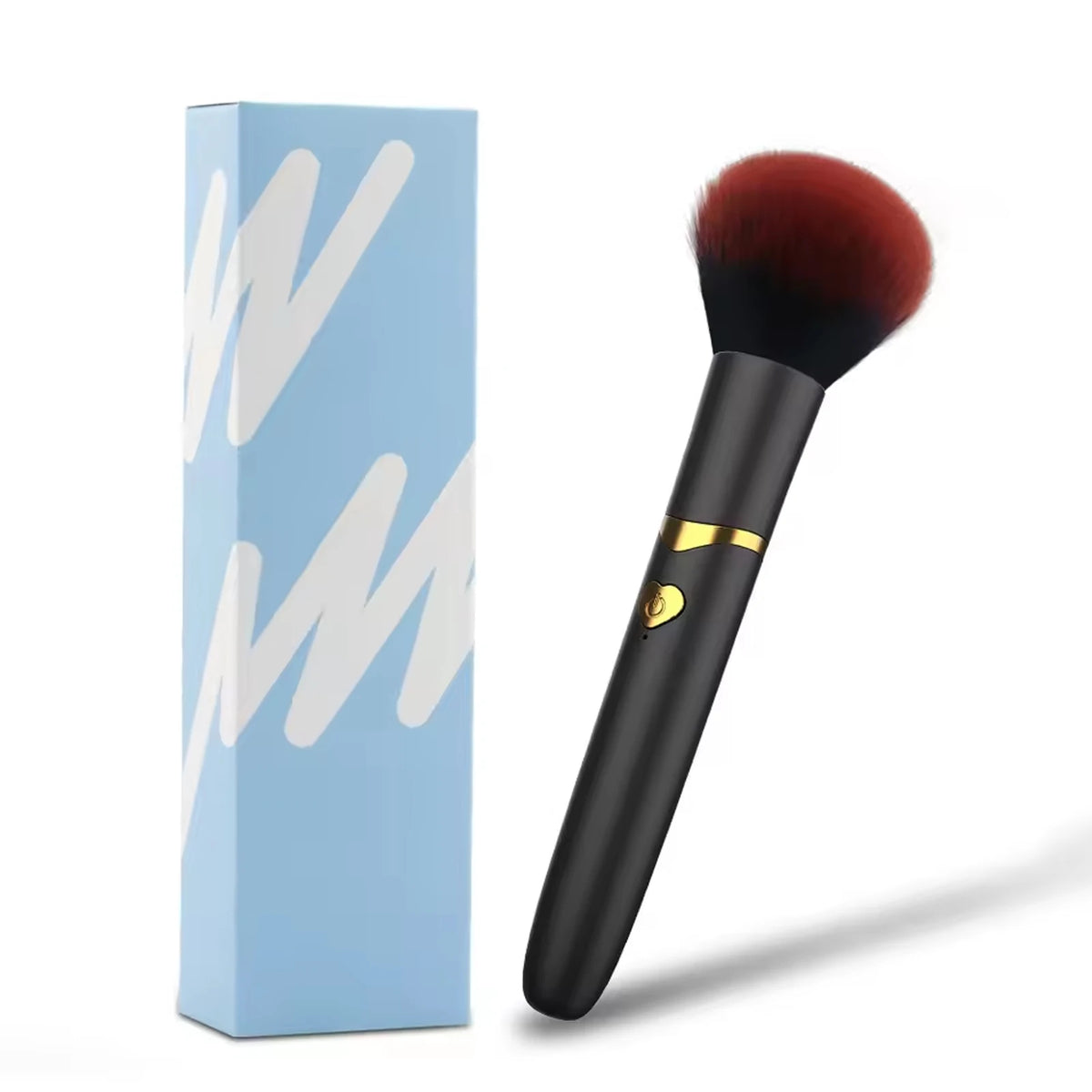 Portable Detachable Makeup Brush Adjustable Vibrator For Intimate Use Nipple G-Spot Clitoral StimulationTools For Adult Women