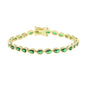 Various Shaped Geometric Bezel Cubic Zirconia 5A CZ Tennis Chain Bracelet Classic Fashion Women Jewelry