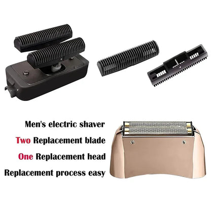 Replacement Foil and Cutter Compatible with Andis 17220/17230 Shaver ProFoil Rose Gold