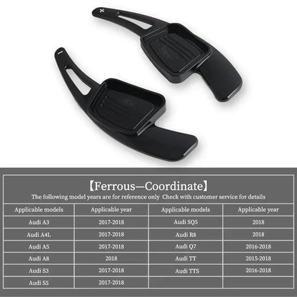 For Audi A3 A4L A5 A8 S3 S5 SQ5 Q7 R8 TT TTS Auto Steering Wheel Rear Shift Paddle Car Shift Equipment Semi Automatic Clutch Red
