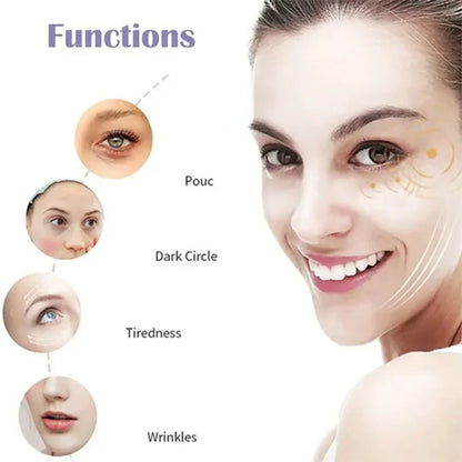 Revitalizing Electric Eye Massager - Micro-Vibration Beauty Tool | Reduces Dark Circles Eases Puffiness & Promotes Relaxation
