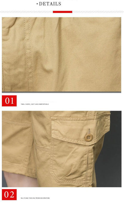 Men's Summer Military Camouflage Shorts Casual Cotton Camo Loose Cargo Shorts Male Bermuda Camuflada Plus Size 5XL