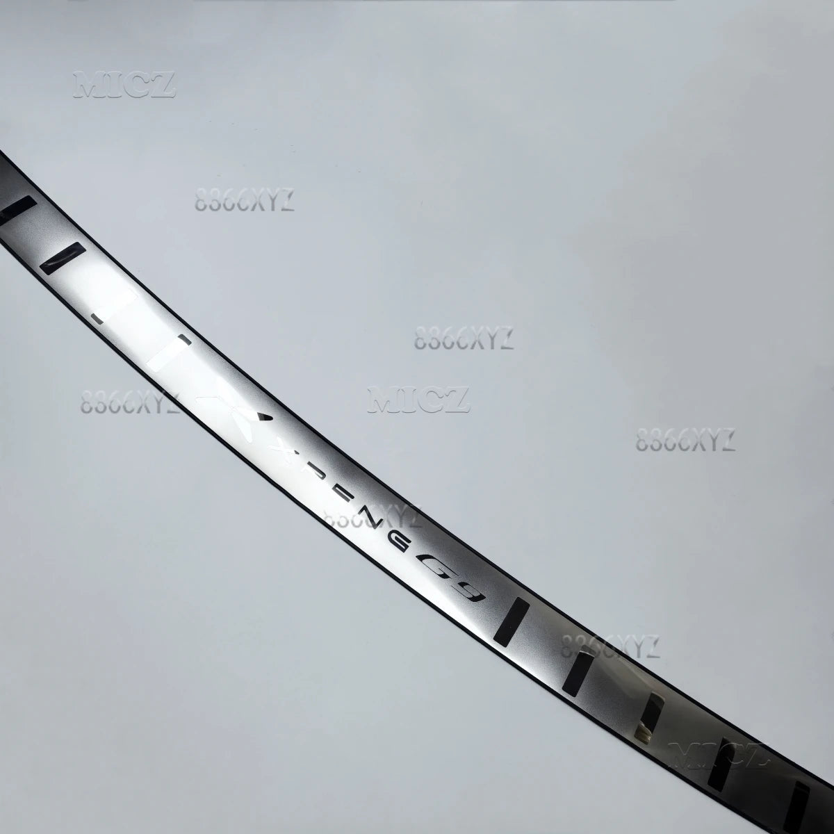 Car styling Rear Bumper Protector Sill Trunk Rear guard Tread Plate Trim For XPENG G9 2022 2023