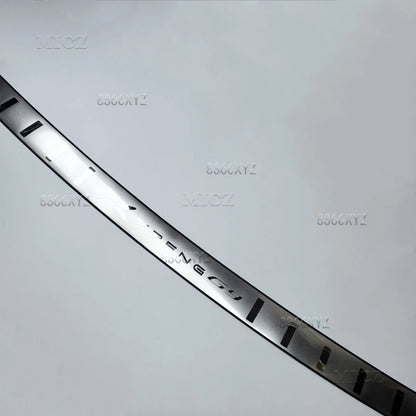 Car styling Rear Bumper Protector Sill Trunk Rear guard Tread Plate Trim For XPENG G9 2022 2023