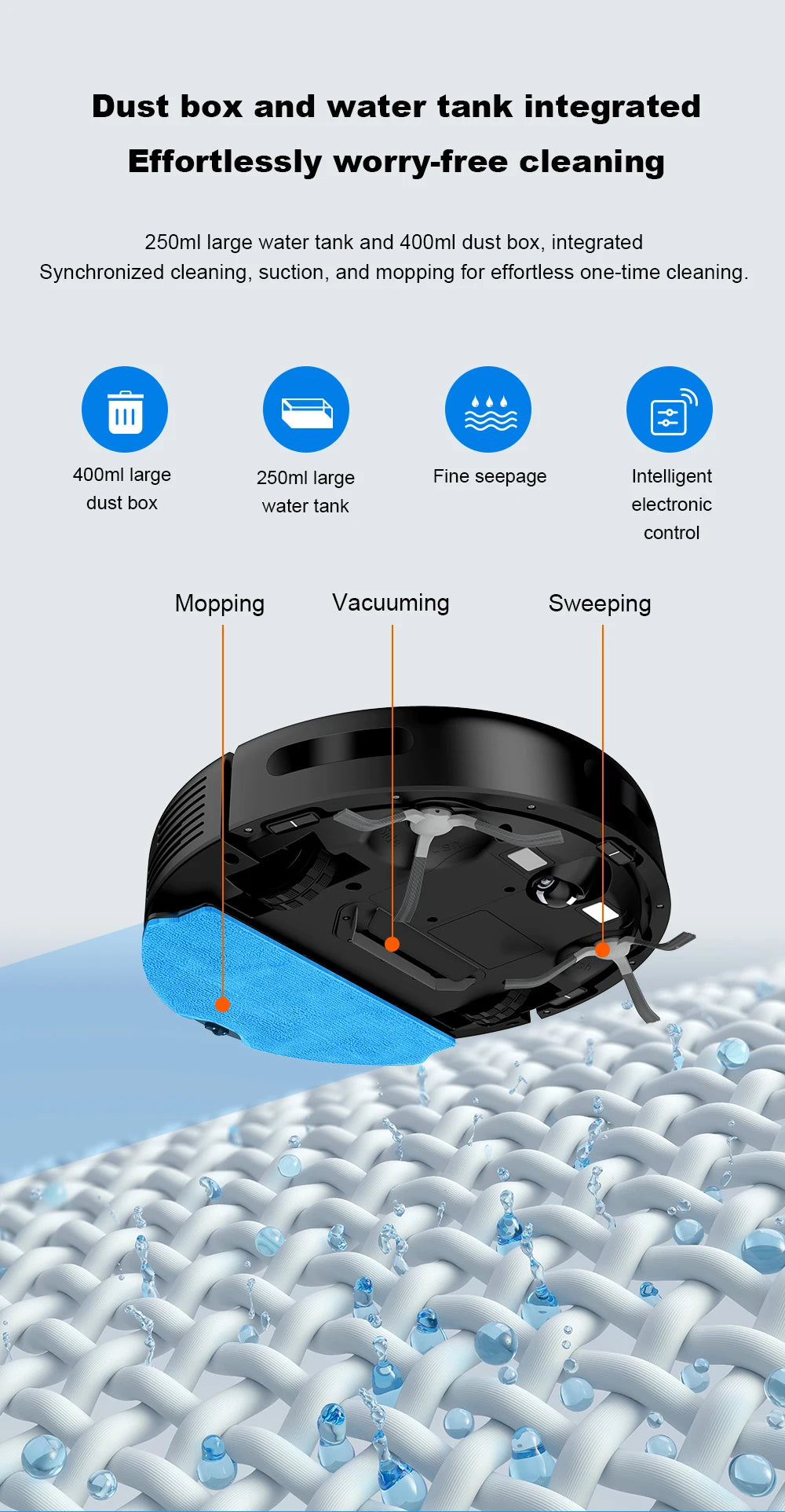Robot Vacuum Cleaner LIECTROUX N7S-U,Smart Mapping,WiFi App,6KPa,5200MAH ,Brushless Motor,Ideal for Pet Hair