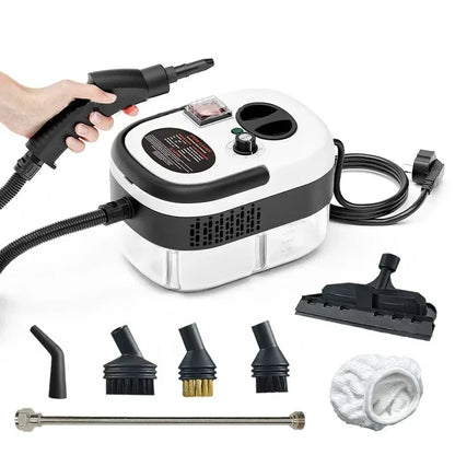 2500W High Pressure Steam Cleaner High Temperature Washing Machine for Home Air Conditioner Kitchen Hood Car Floor Cleaning Use, Basic Mechanical 1600W