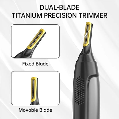 Nose Ear Face Trimmer Electric Shaving Safe Face Care Nose Hair Trimmer For Men Shaving Hair Removal Razor Beard