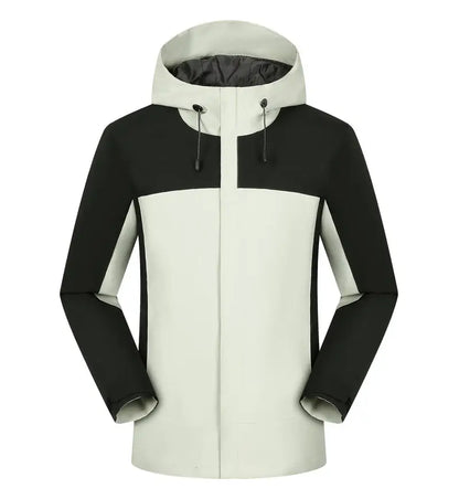 Winter Casual Windproof Hooded Down Jacket Custom Printed Embroidery Company Logo High Quality Men's Hiking Outdoor Jacket 4xl