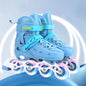 Kids Inline Roller Skate Shoes For Women Men Adult Flashing Quad Sneakers For Boys Girls Outdoor Skating Skates Gifts Full Set