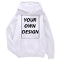 Customized DIY Print Men Woman Autumn Winter Hoodies Casual Classic Pullovers Simple Comfy Streetwear Soft Warm Sports Clothing