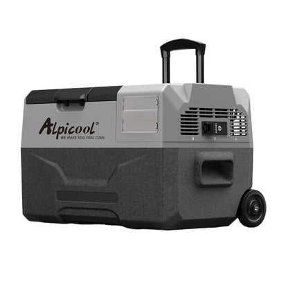 Alpicool T50 50L Compressor Cool Box 12 V Portable Fridge Electric Freezer Box Small Freezer for Car Camping, Truck, Boat and Socket with USB Port, -20°C to 20°C