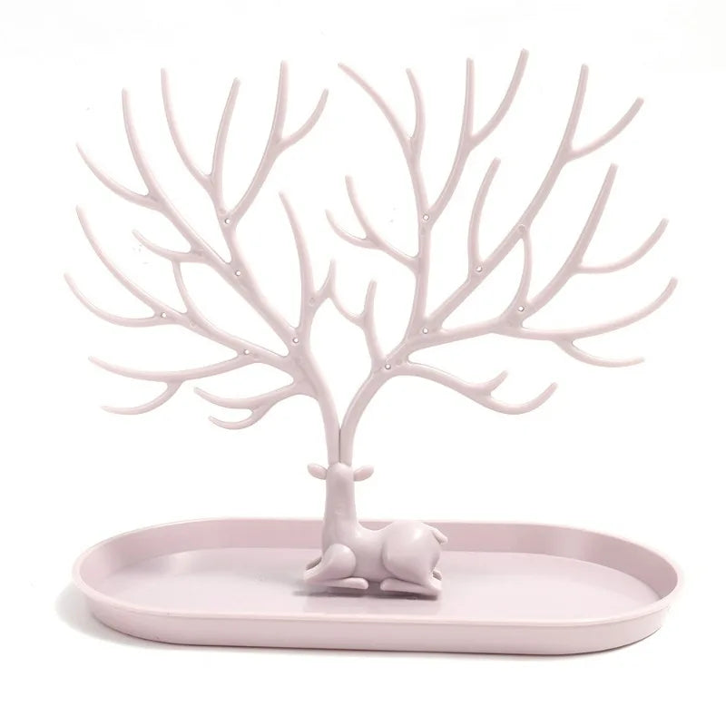 Antler Jewelry Storage Rack Smooth Deer Horn Jewels Display Shelf Rings Earrings Small Accessories High Quality Showing Stand