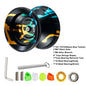 MAGICYOYO Y01-Node N12 Series Metal Yoyo Ball Toy 10-Ball Bearing W/ String Ropes Yoyo Toys N12 Yoyo