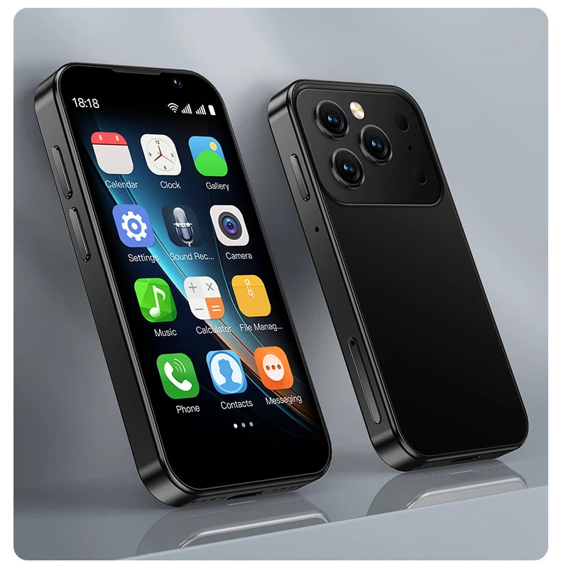 SERVO 17SE mini Smartphone Android Dual SIM 3G Network 2GB RAM 16GB ROM 3.0-inch Tiny Screen‌ Phones Face Unlock GPS WiFi Camera Small Pocket Cellphone
