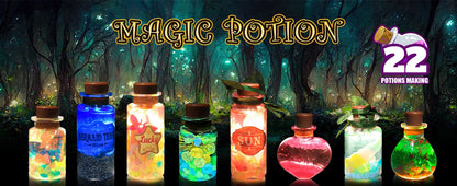 DIY Fairy Magical Potions Kit Horror Halloween Christmas Gifts Witches' Magical Color Changing Freezing Potions Art Craft Kit