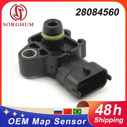 OEM 28084560 12644228 MAP Sensor Intake Manifold Absolute Pressure For Chevrolet 2009-2019 Sierra Silverado 1500 2500 3500 Yukon