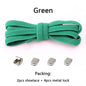 No tie Shoe laces Elastic laces Sneakers Flat Shoelaces without ties Quick Shoelace for Shoes Kids Adult One Size fits All Shoes
