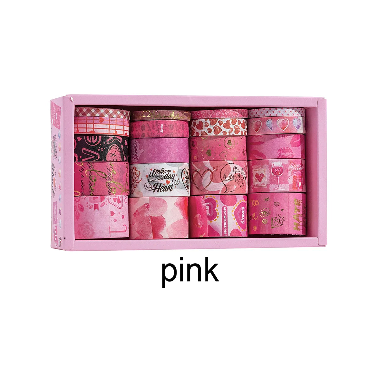 24 Rolls/Box Oil Painting Theme Washi Tape Set, Gilded Style Design Decorative Handmade DIY Decoration Materials Tape
