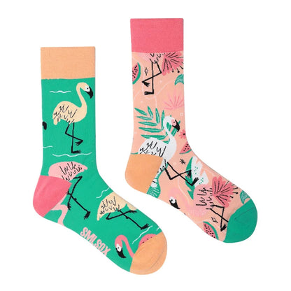 1 Pair Man Women Sock Original AB Tide Socks Colorful Cat Dog Koala Cow Cotton Socks Four Seasons Unisex Socks for Birthday Gift