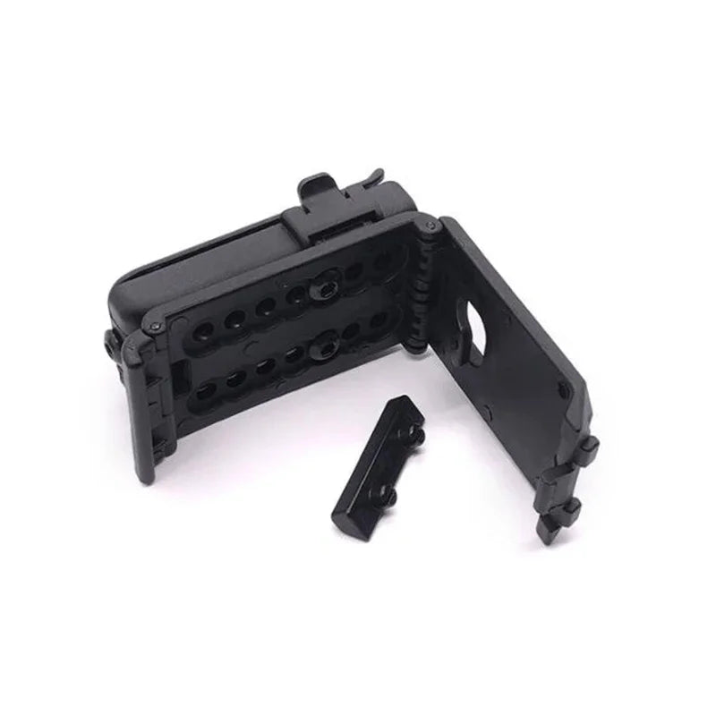 Tactical Adjustable Universal Fast Mag Pouch Single Modular Polymer Universal 9mm.40.45 Magazine Pouch