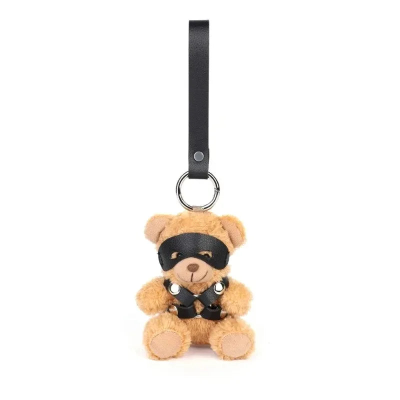 RTET Valentines Gifts for Her or Him BDSM Lover Bear for Submissive Dominant Gift Kinky Fetish Plush Bear Bondage Gifts