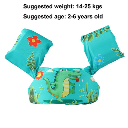 2-6Y Kids Swim Vest Baby Arm Float Circle Swim Trainer Child Swimming Vest Children Swimsuit Swimming Pool Accessories