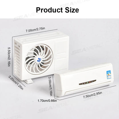 SEAMETAL Car Perfume Diffuser Solar Air Conditioner Shape Decorative Air Freshener Air Outlet Car Aromatherapy Fragrance Tablet