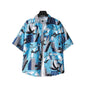 2025 Summer Men's Panda Hawaiian Shirts Loose Breathable 3d Printed Short Sleeve Beach Casual Shirts Hip Hop Streetwear