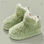 Winter Warm Shoes for Woman Men Indoor Slippers Soft Plush Couples Home Floor Snow Boots Anti-slip Female House Footwear