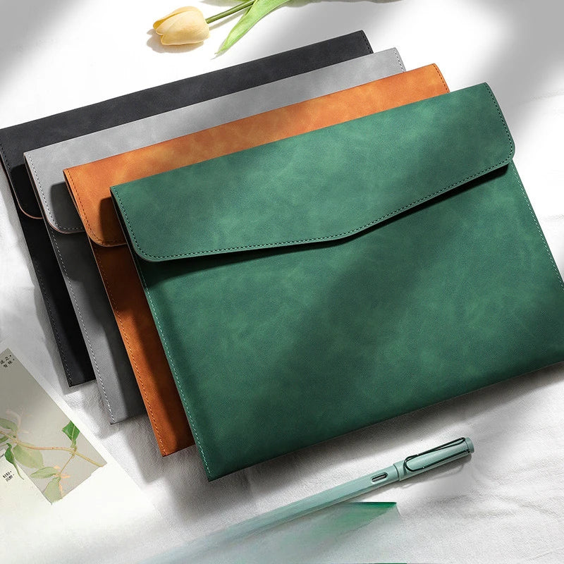 A4 File Storage Bag Simple File Folders Business Office School File Organizer Bags Laptop Sleeve