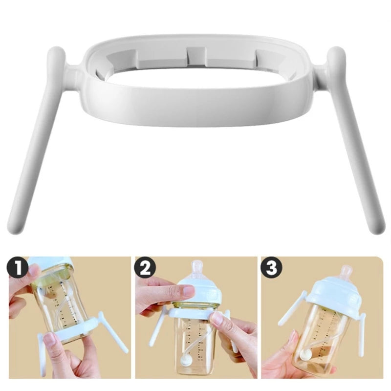 Classic Feeding Bottle Handles Soft Compatible Silicone Baby Nursing Bottles Handles Easy to Carry Handles for Hegen Bottle Size
