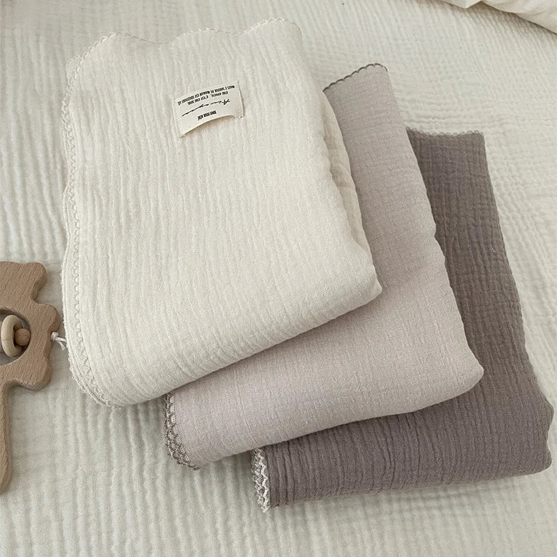 Baby Blanket Floral Soft Cotton Muslin Newborn Swaddle Wrap Receiving Blanket Quick Dry Bath Towel Baby Stroller Cover