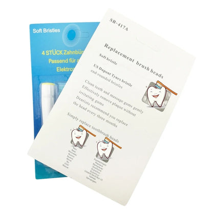 4-24pcs Dual Clean Replacement Brush Head Compatible with OralB Electric Toothbrushes Fit 100 500 1000 2000 3000 5000 6000 7000