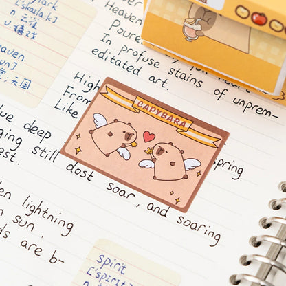 256 Sheets Pull-out Cartoons Sticky Notes Pads Posits Stationery Paper Stickers Posted It Memo Notepad Notebook Message Sticker