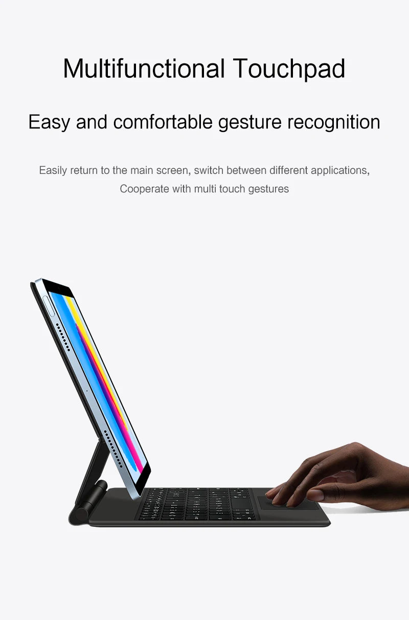 TouchPad Magic Keyboard for iPad Air 11 13 M4 2026 M3 M2 iPad 10 10th Air 4 5 6 iPad Pro 11 12.9 13'' M5 M4 Smart Cover Backlit
