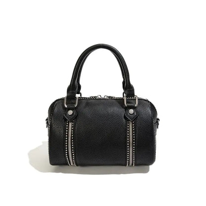 Famous design zipper women's crossbody bag, fashionable women's chain shoulder bag, modern trendy style handbag